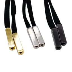 Weiou Lace Classic Air Sneaker Shoelace Tips 25*6*6mm 4Pcs Mirror Reflet Smooth Rope Heads Canvas Cuboid Metal Aglets Wholesale