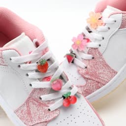 Cute Flowers Fruit Shoe Laces Decorations Buckle Charms Shoelaces for Sneaker Luxury Shoes Accessories for Women Man 1 Pcs