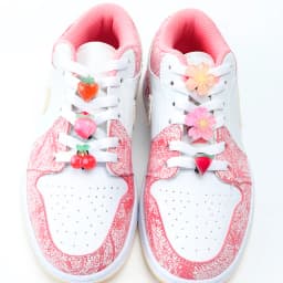 Cute Flowers Fruit Shoe Laces Decorations Buckle Charms Shoelaces for Sneaker Luxury Shoes Accessories for Women Man 1 Pcs
