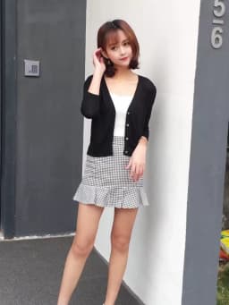 Cardigan for Girls Outerwear Summer Women Ladies Sweater Cropped Jerseys Crochet Top Button-down Knitted Sweaters Tops Clothing