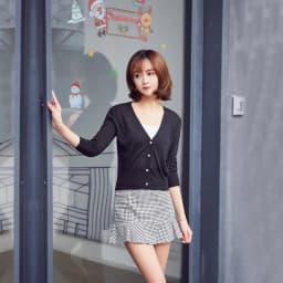 Cardigan for Girls Outerwear Summer Women Ladies Sweater Cropped Jerseys Crochet Top Button-down Knitted Sweaters Tops Clothing