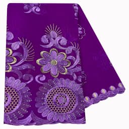 Latest African Women Scarf Soft 100% Cotton With Dold Chip Scarf Dubai Isalmic Scarf Embroidery Muslim Hijab for Shawls Wraps