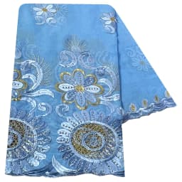 Latest African Women Scarf Soft 100% Cotton With Dold Chip Scarf Dubai Isalmic Scarf Embroidery Muslim Hijab for Shawls Wraps