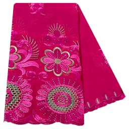 Latest African Women Scarf Soft 100% Cotton With Dold Chip Scarf Dubai Isalmic Scarf Embroidery Muslim Hijab for Shawls Wraps