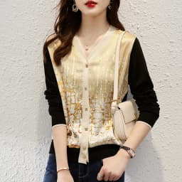 Cardigan for women thin style design sense for women niche top summer long sleeve coat for women patchwork sunscreen cardigan