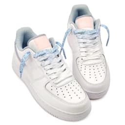 Flat Creative Trendy Gradient Shoelace Cashew Flower Rope Shoelaces Macaron Sneakers Shoe Laces ins Small White Shoes