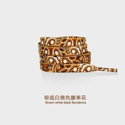 High Quality Cashew Flowers Shoelaces Women Gilding Men Red Black Hand-painted Sports Casual Basketball Shoes Laces 100/120/140