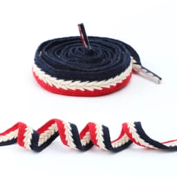 New Flat Shoelaces for Sneakers Striped Twist Weave Shoe Laces Shoelace for Women Man Textured Classic Wide 1.5cm Shoestrings
