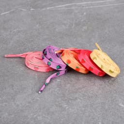 Flat Macaron Cute Printing Shoelaces for Sneakers Pattern Print Fruit Shoelace Strawberry Grape Peach Orange Banana Shoe Laces