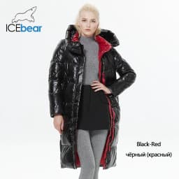 ICEbear 2023 Winter Fashionable Jacket Women's Hooded Warm Parkas Bio Fluff Parka Hight Quality Female Quilted Coat GWD20155D