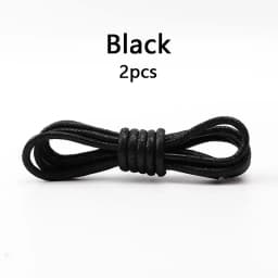 Waxed Cotton Round Shoe Laces Leather Oxford Shoelaces Waterproof Shoelace for Women Men Boots Loafers Shoes Lace Accessories