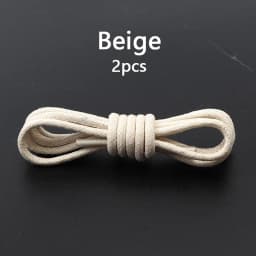 Waxed Cotton Round Shoe Laces Leather Oxford Shoelaces Waterproof Shoelace for Women Men Boots Loafers Shoes Lace Accessories