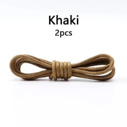 Waxed Cotton Round Shoe Laces Leather Oxford Shoelaces Waterproof Shoelace for Women Men Boots Loafers Shoes Lace Accessories