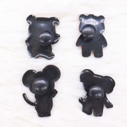 1-14Pcs Cartoon Anime Cat Monkey Mouse Bear Pig Animals PVC Shoe Charms Designer Decorations Clog Fit Wristbands