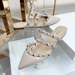 Women's Sandals Summer Luxury Shoes Woman 2026 Trend Ankle Strap Rivets Flat Shoes Brand Design Slippers Ladies Shoes Women