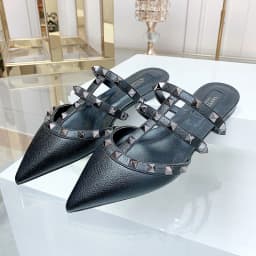 Women's Sandals Summer Luxury Shoes Woman 2026 Trend Ankle Strap Rivets Flat Shoes Brand Design Slippers Ladies Shoes Women