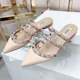 Women's Sandals Summer Luxury Shoes Woman 2026 Trend Ankle Strap Rivets Flat Shoes Brand Design Slippers Ladies Shoes Women