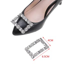 Newest Shoe Clip Wedding Shoes High Heel Women Bride Decoration Rhinestone Shiny Decorative Clips Charm Buckle shoe accessoires