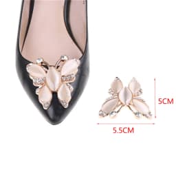 Newest Shoe Clip Wedding Shoes High Heel Women Bride Decoration Rhinestone Shiny Decorative Clips Charm Buckle shoe accessoires