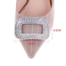 Newest Shoe Clip Wedding Shoes High Heel Women Bride Decoration Rhinestone Shiny Decorative Clips Charm Buckle shoe accessoires