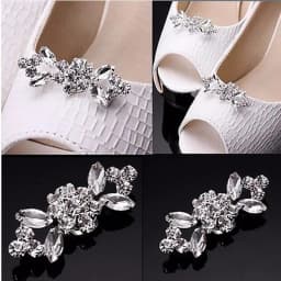 Newest Shoe Clip Wedding Shoes High Heel Women Bride Decoration Rhinestone Shiny Decorative Clips Charm Buckle shoe accessoires
