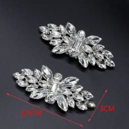 Newest Shoe Clip Wedding Shoes High Heel Women Bride Decoration Rhinestone Shiny Decorative Clips Charm Buckle shoe accessoires