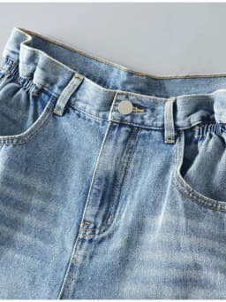Wixra Women Basic Denim Shorts Candy Color Summer New Trendy Pants High Waist Casual Jeans Bottom