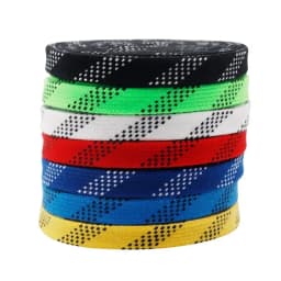 Luxury 1cm Width Snow Ski Laces 244cm 96inch Double Layer Braided Extra Reinforced Waxed Design for Ice Hockey Skate Shoelace