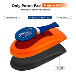 Orthopedic Sports Shoes Insoles for Plantar Fasciitis Pain Relief Heel Spur Cushion Soft Elastic Shock Absorption Heel Foot Pads
