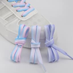 Metallic Shiny Gold Silver Shoelace Glitter White Shoelaces 1.2cm Width Shoe Laces Colorful Bright Silk Casual Laces for Sneaker
