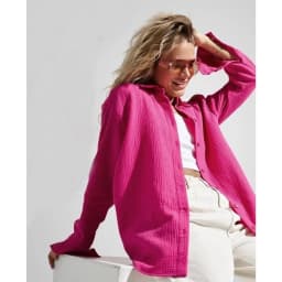 Original Muslin 100% Cotton Shirt Causal Soild Loose Womens Tops Button Long Sleeve Elegant Shirts And Blouses Festival Gifts