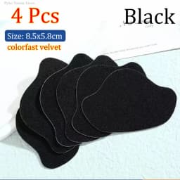 4pcs Sports Shoes Repair Stickers Suede Heel Protector Anti-Wear Repair Holes Self-adhesive Patches Insoles Pad Foot Care Insert