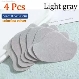4pcs Sports Shoes Repair Stickers Suede Heel Protector Anti-Wear Repair Holes Self-adhesive Patches Insoles Pad Foot Care Insert