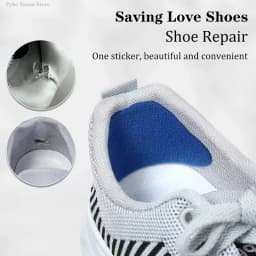 4pcs Sports Shoes Repair Stickers Suede Heel Protector Anti-Wear Repair Holes Self-adhesive Patches Insoles Pad Foot Care Insert