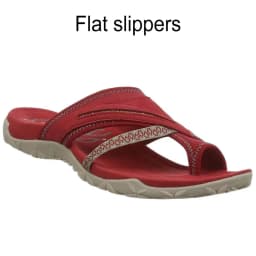 Women's Orthotics Sandals Correction Cotton Cloth Fabric Open Toe Slippers Flat Heel Flip Flops Summer Casual Beach Shoes