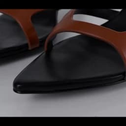 LM Brand Fashion Women's Slippers Summer Plus Size 35-43 Women's High Heels Genuine Leather Pointed Open Toe Sexy Party Shoes