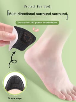 High Heel Stickers Casual Shoes Heel Protectors Insole Shrinking Size Insoles Anti-wear Feet Shoe Pads Adjust Size Cushion