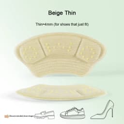 High Heel Stickers Casual Shoes Heel Protectors Insole Shrinking Size Insoles Anti-wear Feet Shoe Pads Adjust Size Cushion