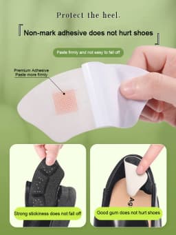 High Heel Stickers Casual Shoes Heel Protectors Insole Shrinking Size Insoles Anti-wear Feet Shoe Pads Adjust Size Cushion