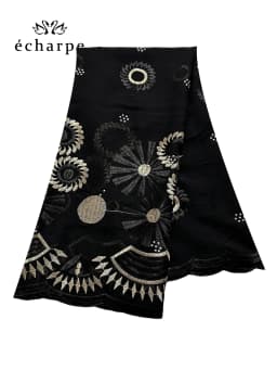 New Dubai Hijab Shawls Scarf For Muslim Women African Cotton Hijab Islamic Hijab Pashmina Turban Headscarf Embroidery Shawls