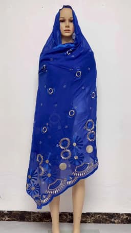 New Dubai Hijab Shawls Scarf For Muslim Women African Cotton Hijab Islamic Hijab Pashmina Turban Headscarf Embroidery Shawls