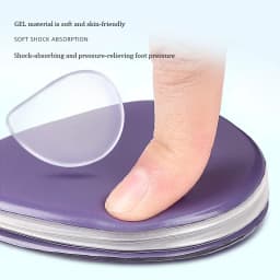 Women Silicone Gel Forefoot Pad Shoe Pads for Plantar Fasciitis Relief Shock Absorption Foot Care Insoles Sandals Protectors