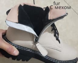 DIMANYU Women Ankle Boots 2026 New Genuine Leather Winter Thick With Fur Ladies Short Boots Motorcycle Ankle Boots Women