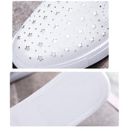 Spring Summer Silver Flats Hollow Out Women's White Loafer Split Leather Boat Shoes Comfy Ladies Best Flats For Standing All Day