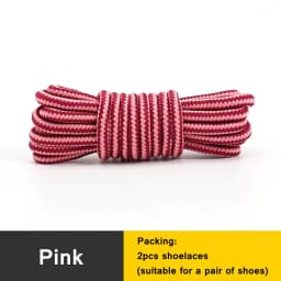 1 Pair Striped Two Color Shoe Laces Outdoor Sneaker Laces Cotton Shoe Laces White Shoes Shoe Accessories Length 90/120/150cm
