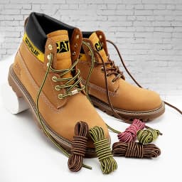 1 Pair Striped Two Color Shoe Laces Outdoor Sneaker Laces Cotton Shoe Laces White Shoes Shoe Accessories Length 90/120/150cm