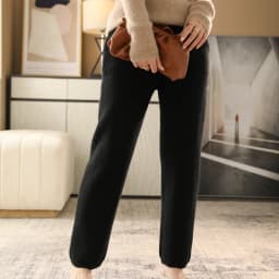 2022 Autumn/Winter New Women's High-Waisted Feet Pants 100% Pure Wool Casual Knitted Carrot Pants Trousers Tight Pants