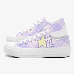 Amy and Michael Original Designers Sneakers Lovely Cute Girls Students Anime Hand Painted Canvas Shoes Casual Flat Trainers