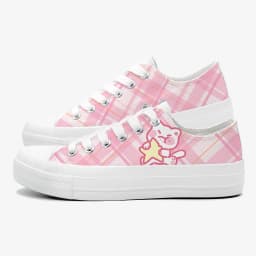 Amy and Michael Original Designers Sneakers Lovely Cute Girls Students Anime Hand Painted Canvas Shoes Casual Flat Trainers