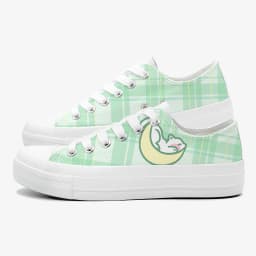 Amy and Michael Original Designers Sneakers Lovely Cute Girls Students Anime Hand Painted Canvas Shoes Casual Flat Trainers